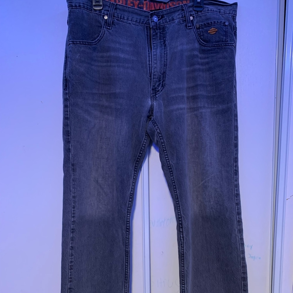 Harley-Davidson Mens Jeans 36x30 Grey